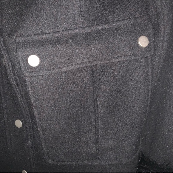 Express Black Winter Coat Size 10 - Picture 4 of 7